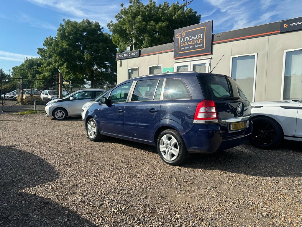 Vauxhall Zafira 1.6 16V Exclusiv Euro 5 Blue #3