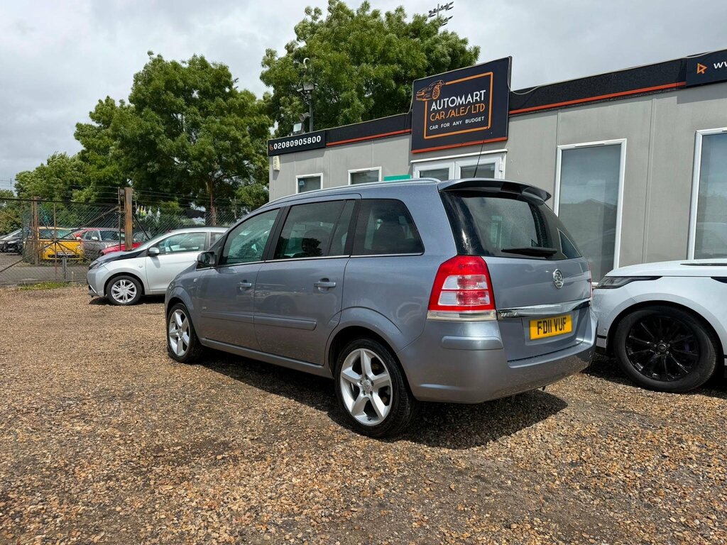 Vauxhall Zafira 1.8 16V Sri Euro 5 Silver #3