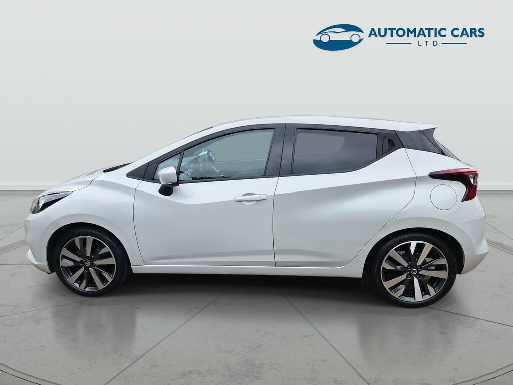 Nissan Micra Ig-t Tekna Xtronic White #4