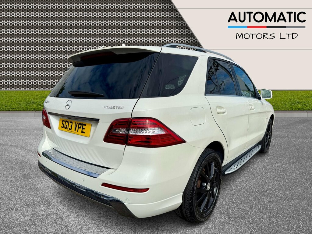 Mercedes-Benz M Class 3.0 Ml350 V6 Bluetec Sport Suv G-tronic SG13VPE White #5