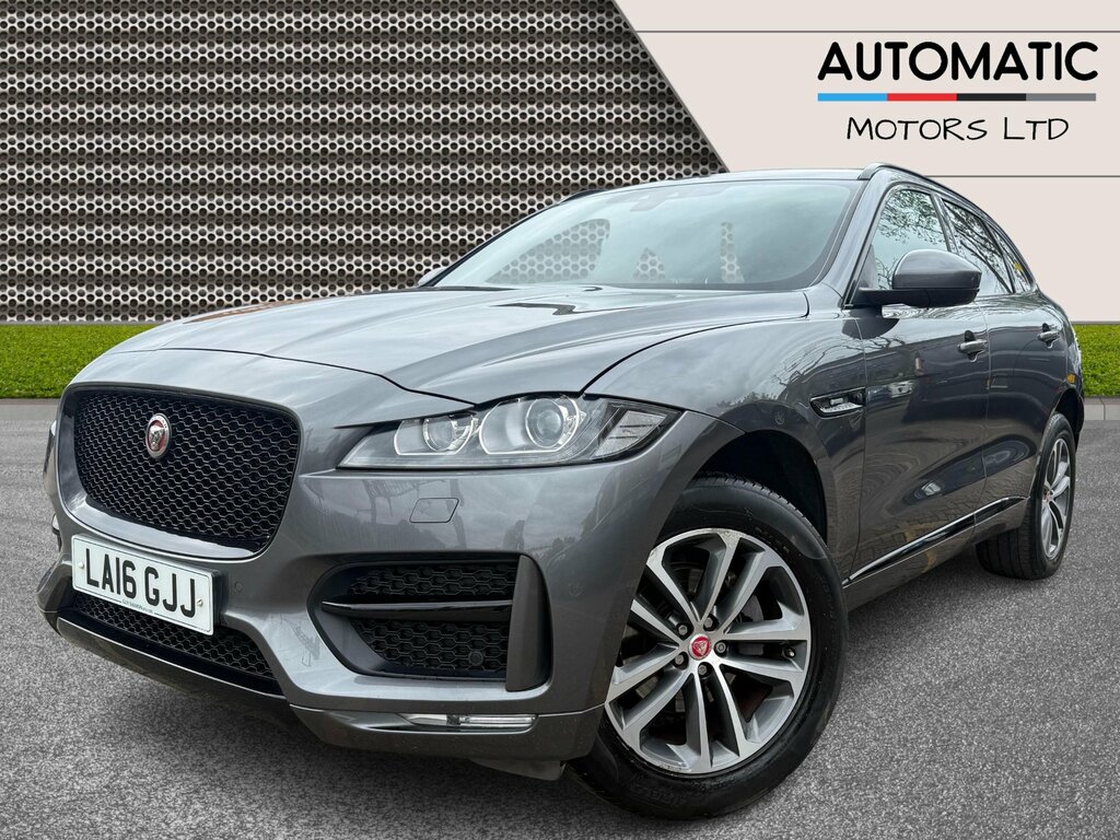 Jaguar F-Pace 2.0 D180 R-sport Suv Awd Euro 6 S LA16GJJ Grey #4