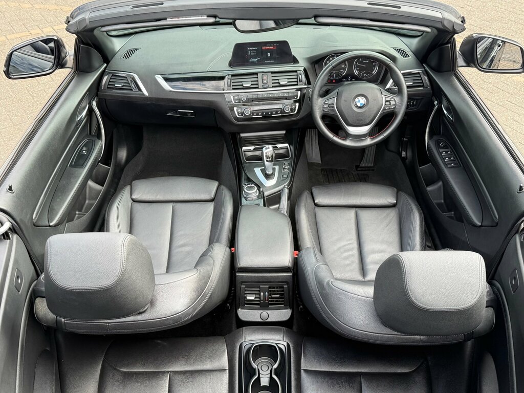 BMW 2 Series 1.5 218I Sport Convertible Euro 6 Black #3