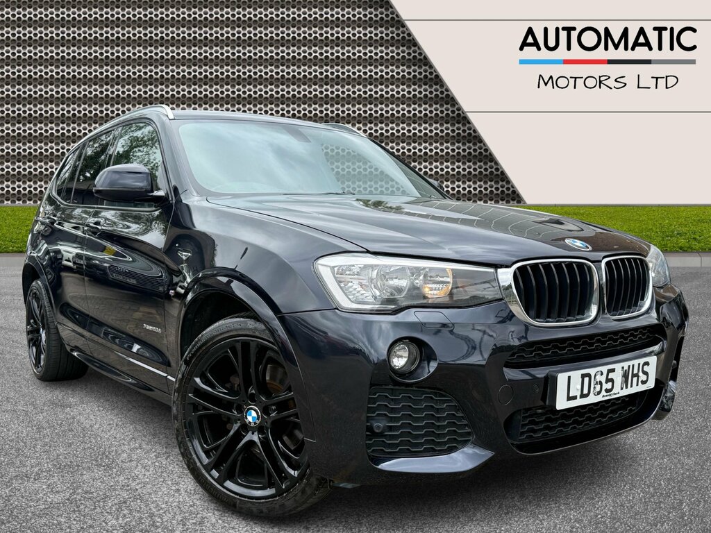 BMW X3 2.0 20D M Sport Suv Xdrive Euro 6 Black