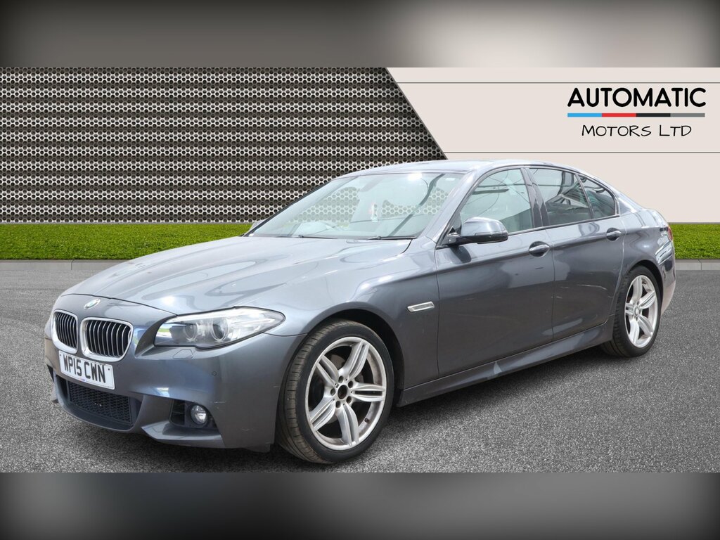 BMW 5 Series 2.0 520D M Sport Saloon Euro 6 S Grey #5