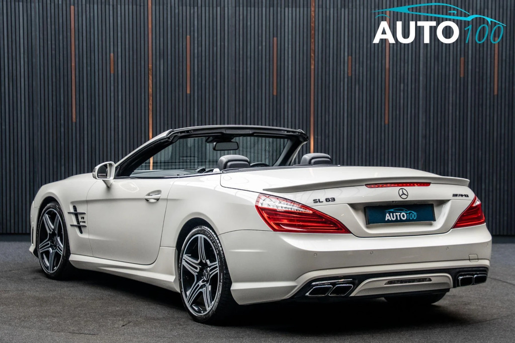 Mercedes-Benz SL Class 5.5 Sl63 V8 Amg Spds Mct Euro 5 Ss White #3