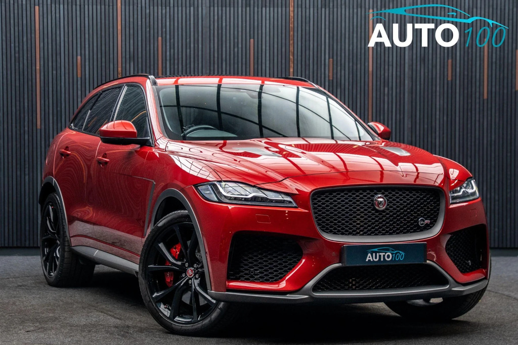 Jaguar F-Pace 5.0 V8 Svr Quickshift Awd Euro 6 Ss Red