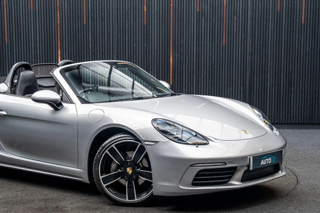 Porsche 718 Boxster Convertible Silver #9
