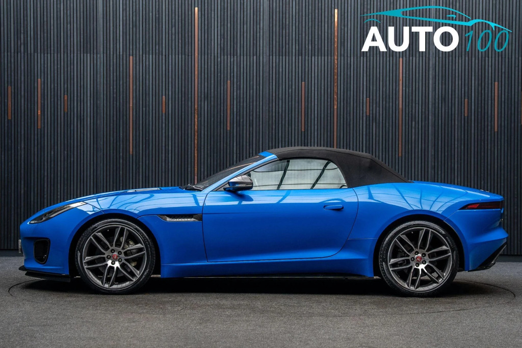 Jaguar F-Type 3.0 V6 R-dynamic Euro 6 Ss Blue #5