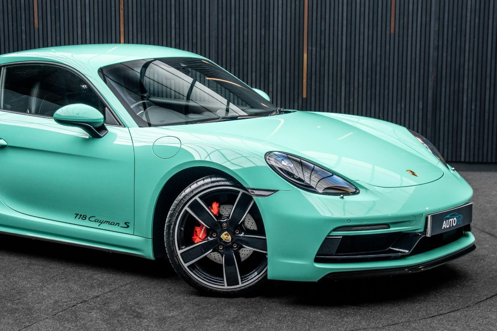 Porsche 718 Cayman Coupe Blue #7