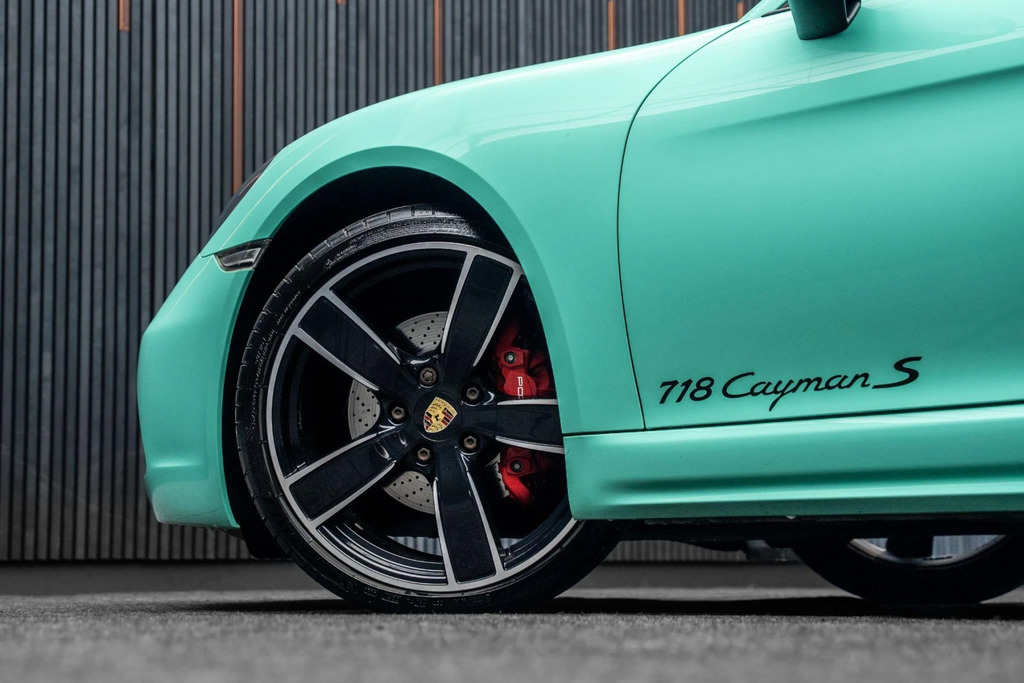 Porsche 718 Cayman Coupe Blue #13