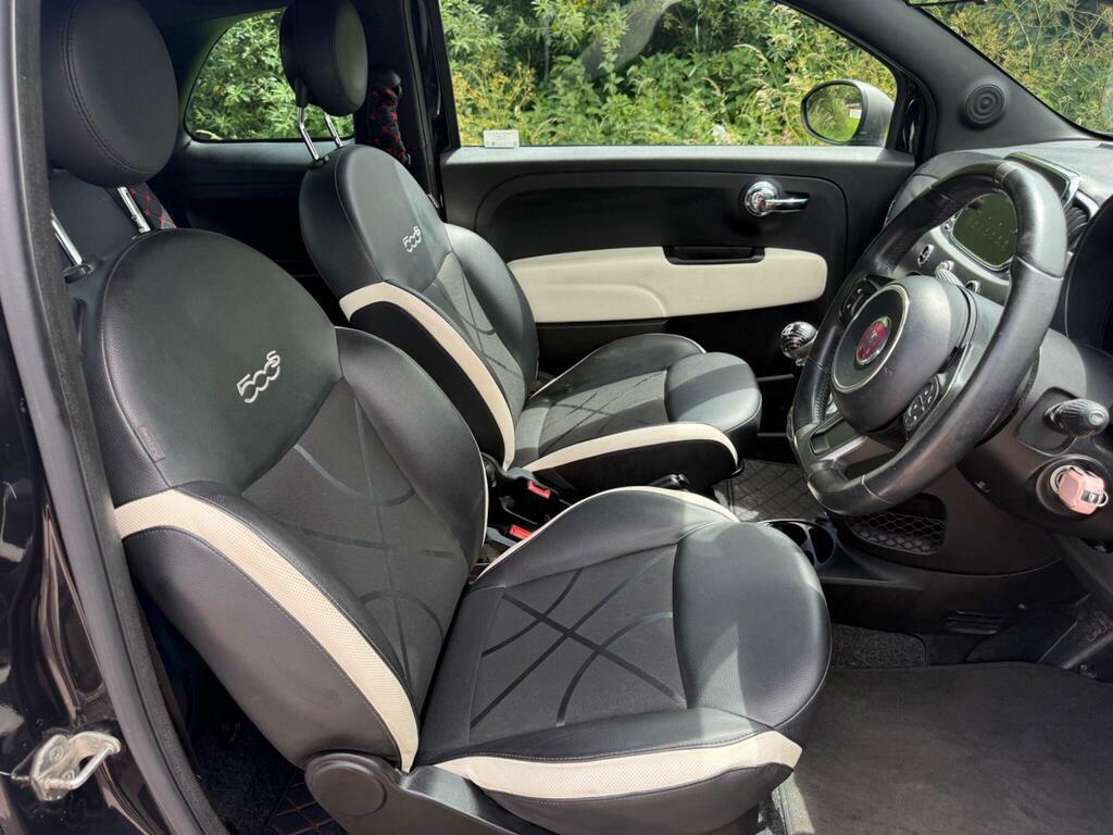 Fiat 500 500 Lounge Red #12