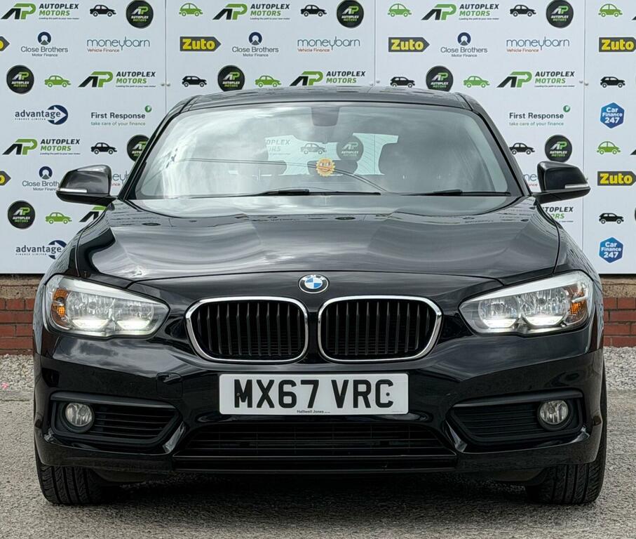 BMW 1 Series Hatchback 2.0 118D Se Euro 6 Ss 2017 MX67VRC Black #4