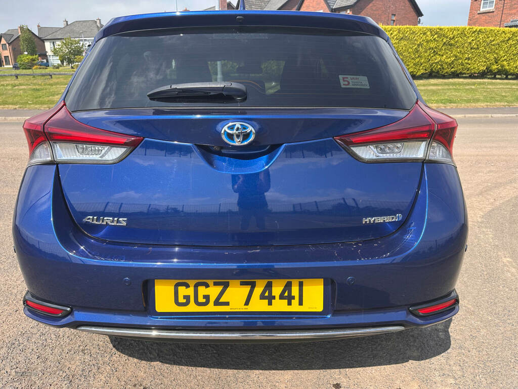 Toyota Auris 1.8 Hybrid Design Tss Cvt GGZ7441 Blue #6