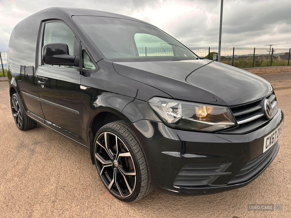 Volkswagen Caddy 2.0 Tdi Bluemotion Tech 102Ps Trendline Ac Van Black #2