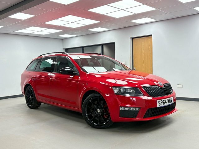 Skoda Octavia 2.0 Tdi Vrs Estate Euro 5 Ss Red
