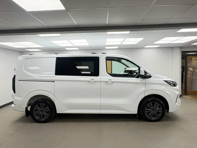 Ford Transit Custom 2.0 320 Ecoblue Limited Crew Van Double Cab Di White #4