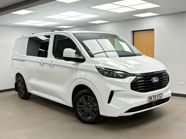 Ford Transit Custom 2.0 320 Ecoblue Limited Crew Van Double Cab Di White