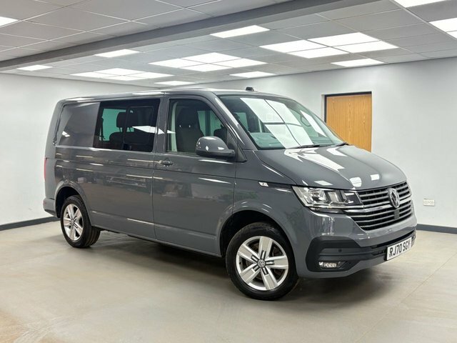Volkswagen Transporter 2.0 Tdi T32 Highline Kombi Double Cab M Grey #2