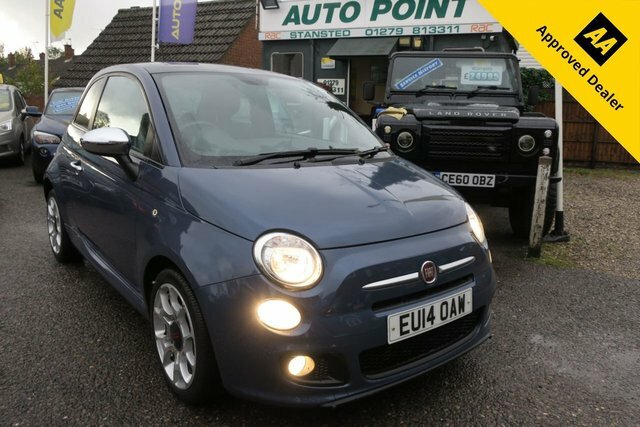 Fiat 500 2014 1.2 S 69 Bhp Service History Blue