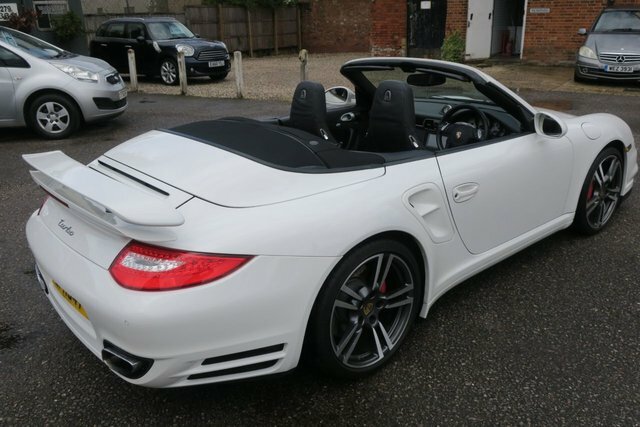 Porsche 911 2011 3.8 997 Turbo Cabriolet Pdk Awd 2 White #4
