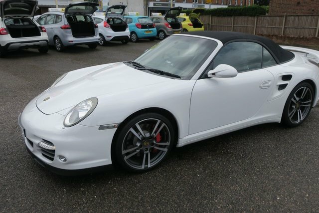 Porsche 911 2011 3.8 997 Turbo Cabriolet Pdk Awd 2 White #3