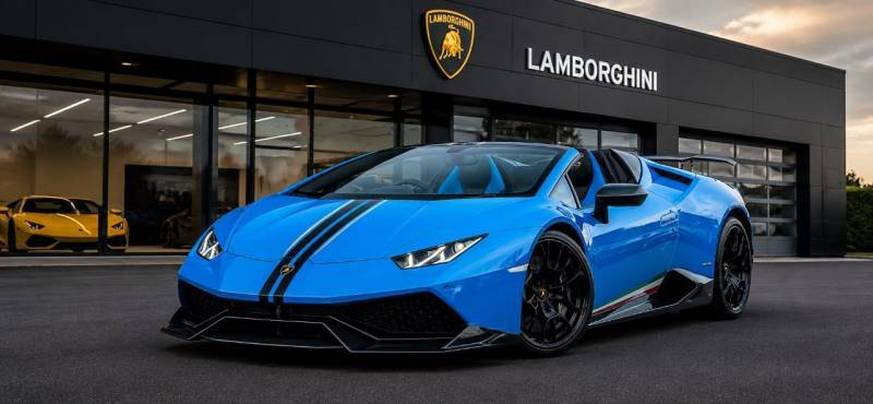 Lamborghini Huracan Lp610-4 Spyder Se Ad Personam Lemans Blue Sportivo Blue