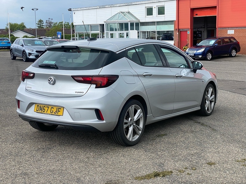 Vauxhall Astra I Turbo Sri VX Line - 2017 67 DN67GJF Silver #2