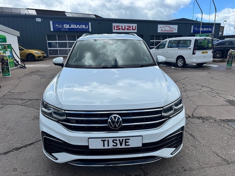 Volkswagen Tiguan Allspace Tdi R-line White #3