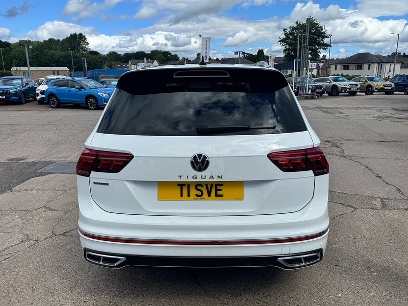 Volkswagen Tiguan Allspace Tdi R-line White #6