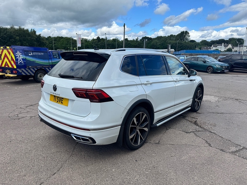 Volkswagen Tiguan Allspace Tdi R-line White #5