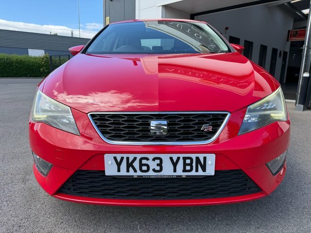 Seat Leon Tdi Cr Fr Sport YK63YBN Red #4
