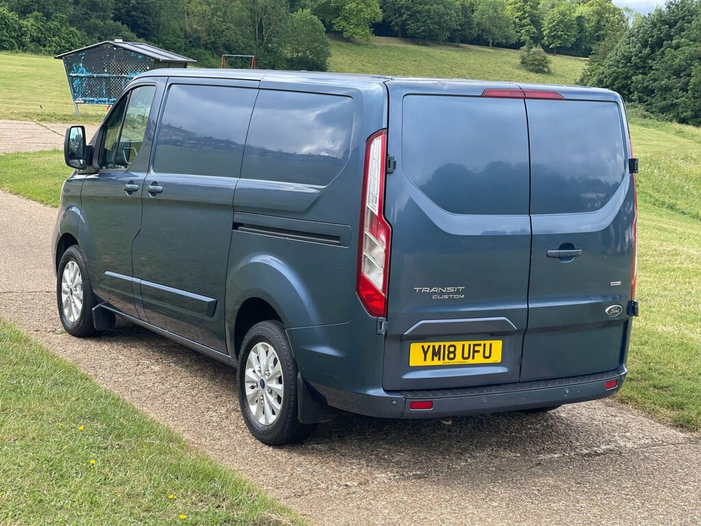 Ford Transit Custom 2.0 280 Ecoblue Limited L1 H1 Euro 6 YM18UFU Blue #6