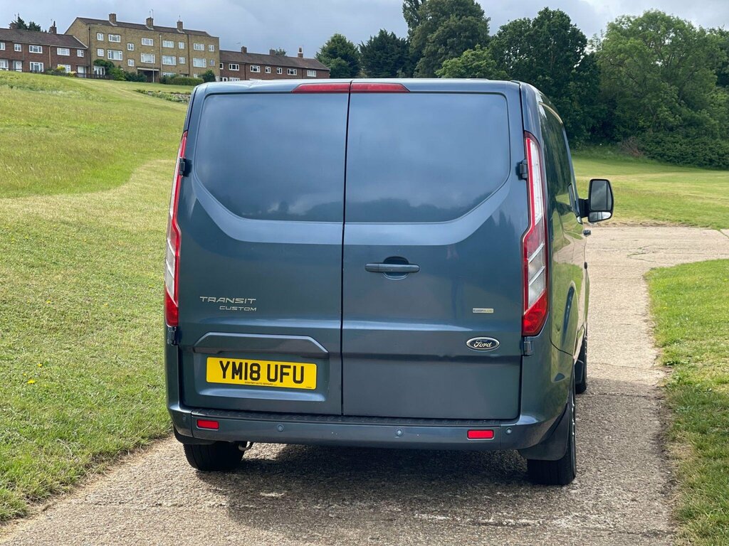 Ford Transit Custom 2.0 280 Ecoblue Limited L1 H1 Euro 6 YM18UFU Blue #4