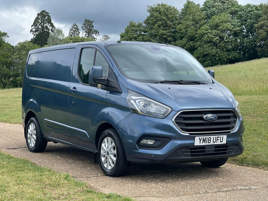 Ford Transit Custom 2.0 280 Ecoblue Limited L1 H1 Euro 6 YM18UFU Blue #2