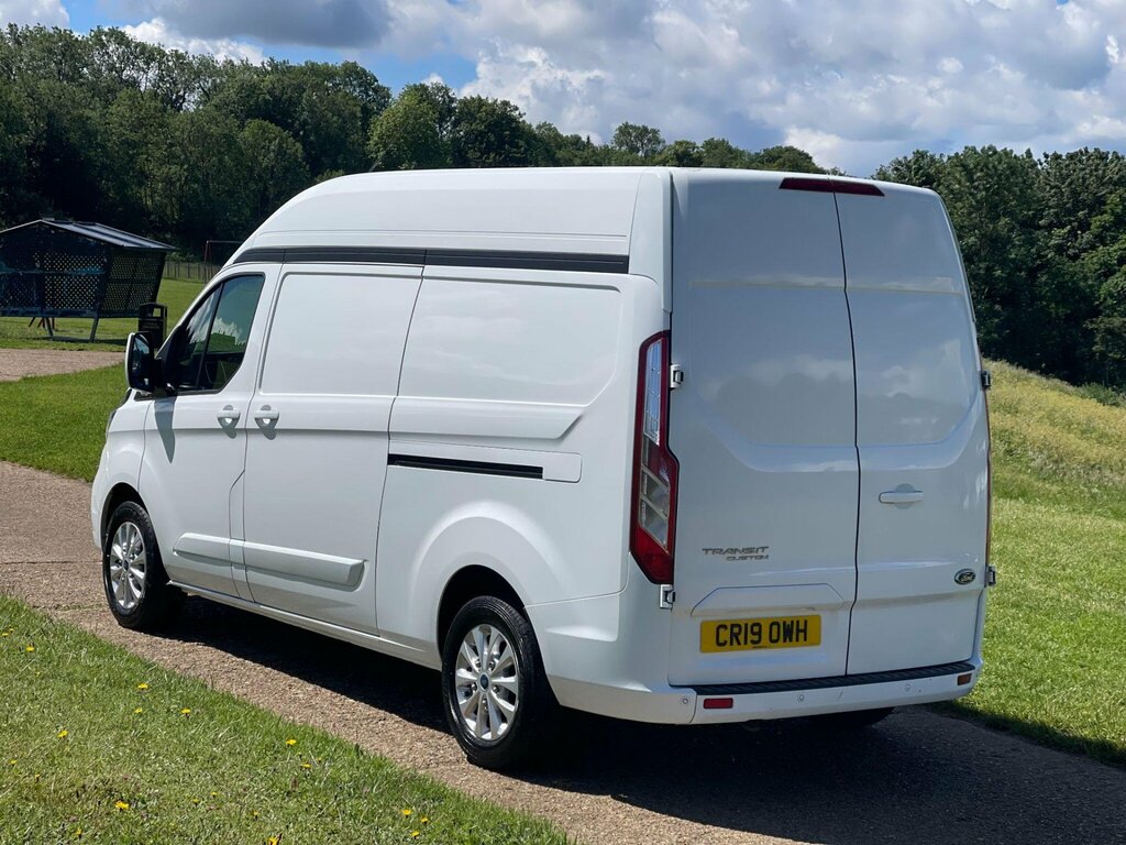 Ford Transit Custom 2.0 300 Ecoblue Limited L2 H2 Euro 6 Ss White #6
