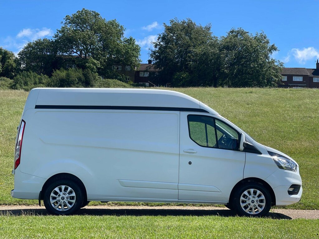 Ford Transit Custom 2.0 300 Ecoblue Limited L2 H2 Euro 6 Ss White #3