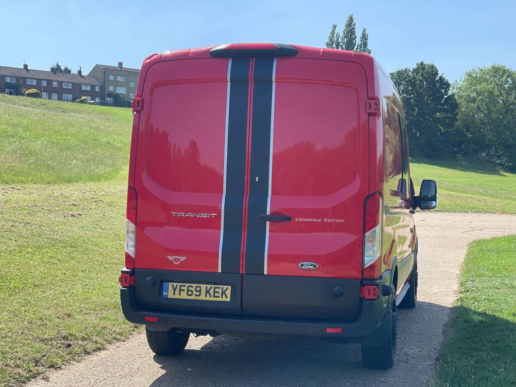 Ford Transit Custom 2.0 350 Ecoblue Leader Crew Van Fwd L3 H2 Euro 6 Red #4