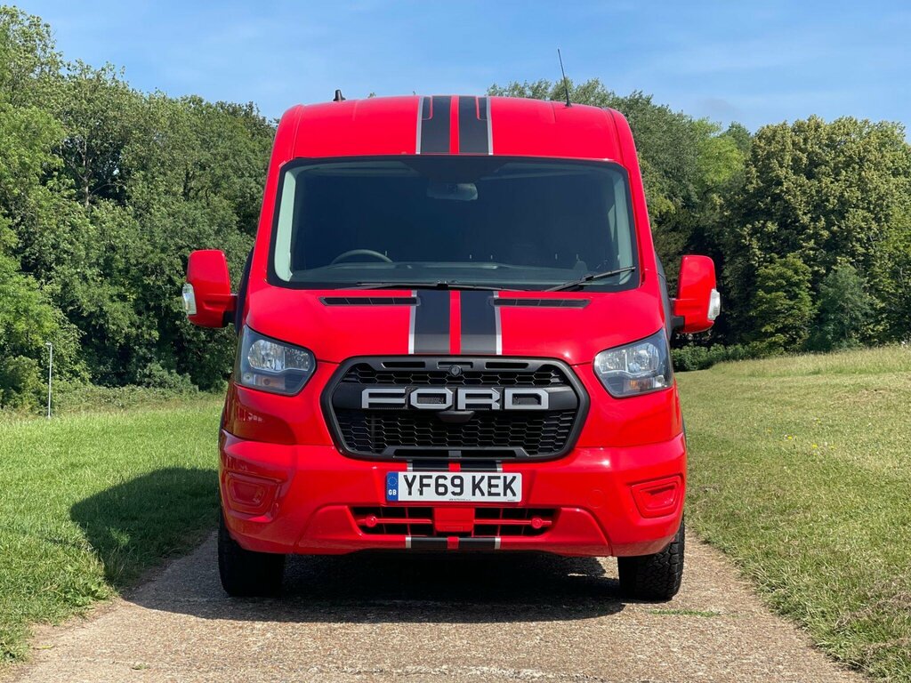 Ford Transit Custom 2.0 350 Ecoblue Leader Crew Van Fwd L3 H2 Euro 6 Red