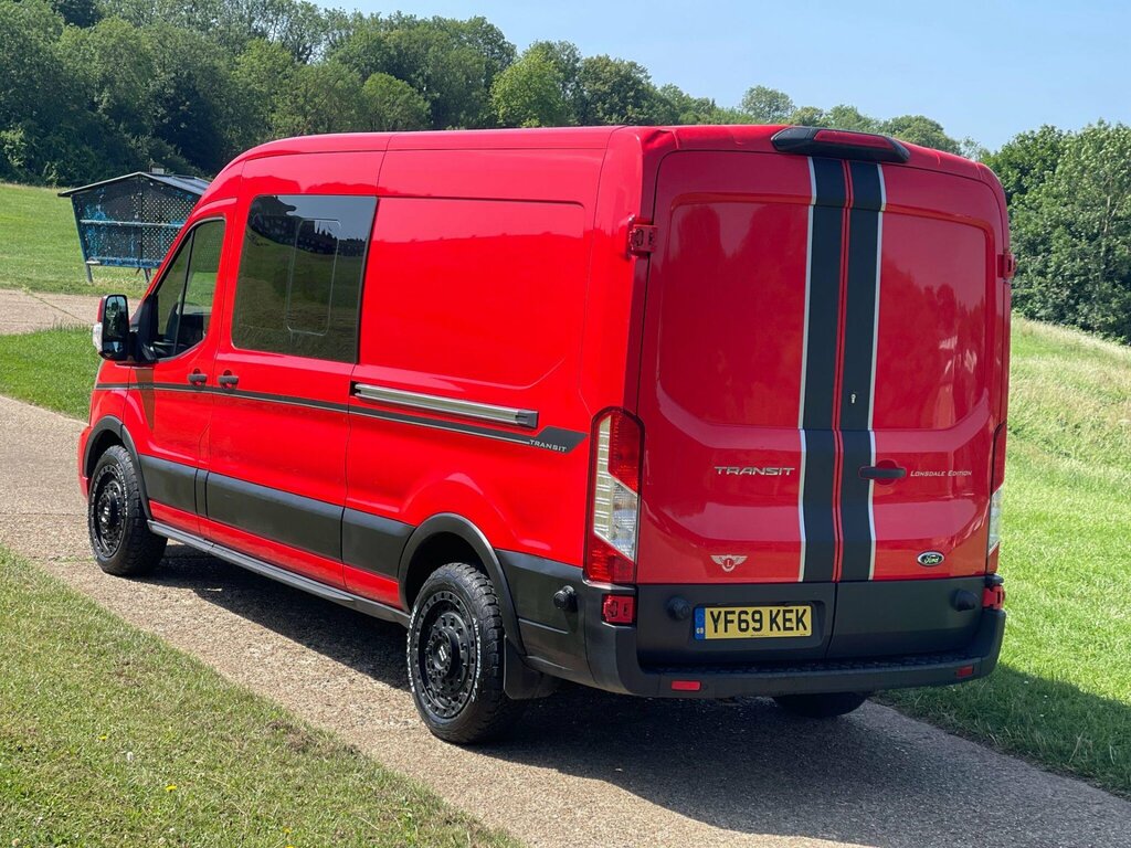 Ford Transit Custom 2.0 350 Ecoblue Leader Crew Van Fwd L3 H2 Euro 6 Red #6