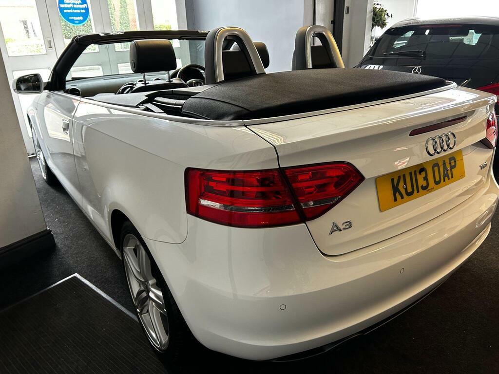 Audi A3 Cabriolet 2.0 Tdi S Line Final Edition Euro 5 S S White #3