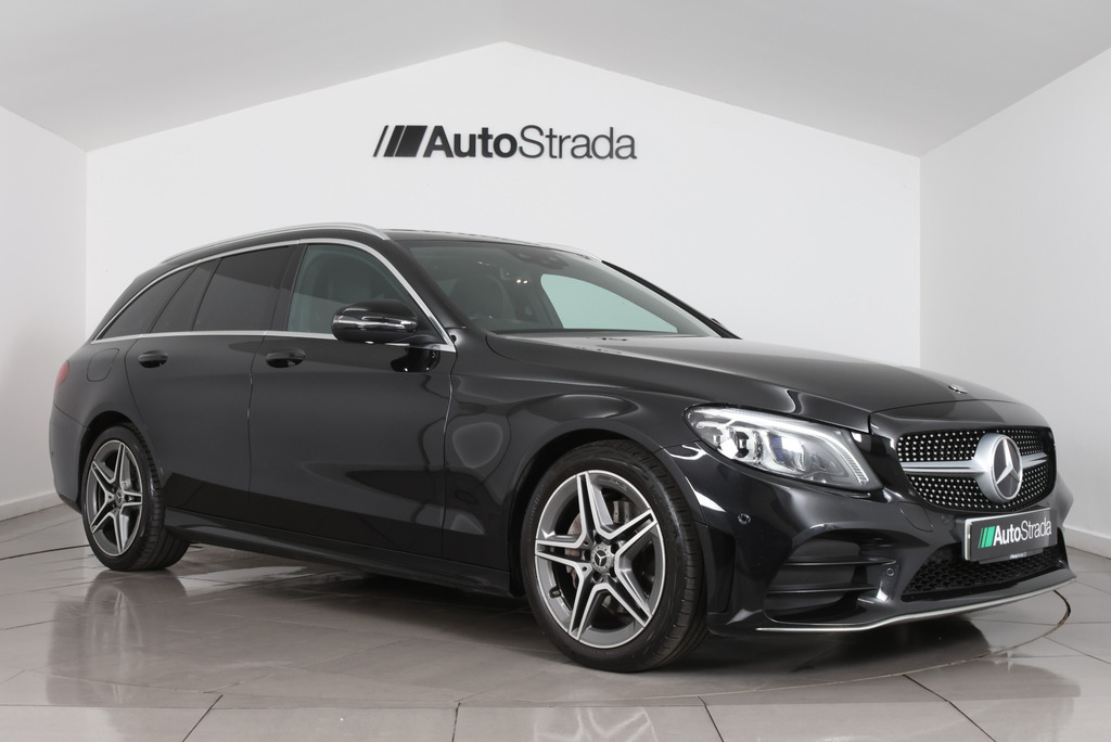 Mercedes-Benz C Class C 220 D Amg Line Premium FD68XAX Black #3