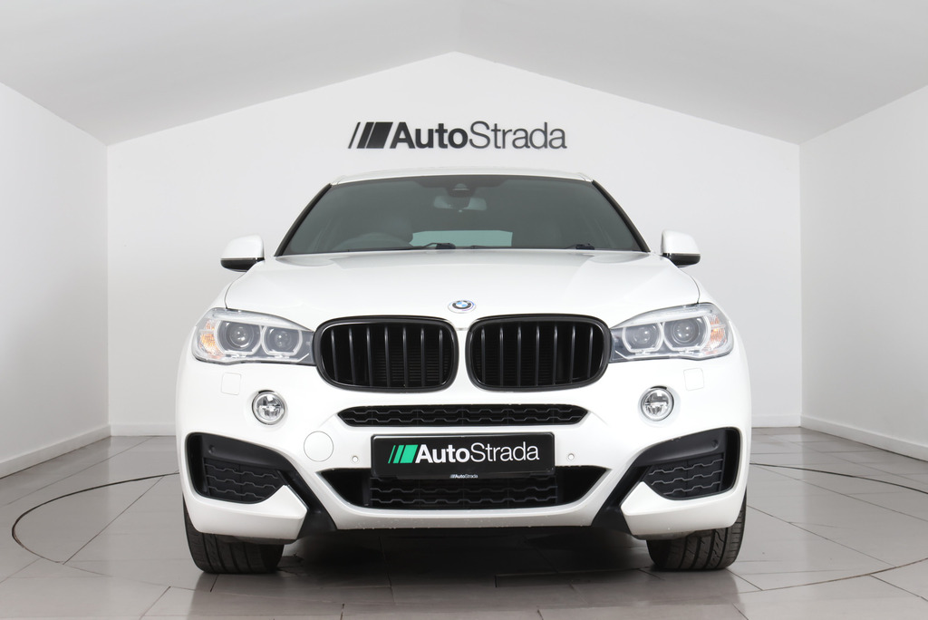 BMW X6 Xdrive30d M Sport White #3