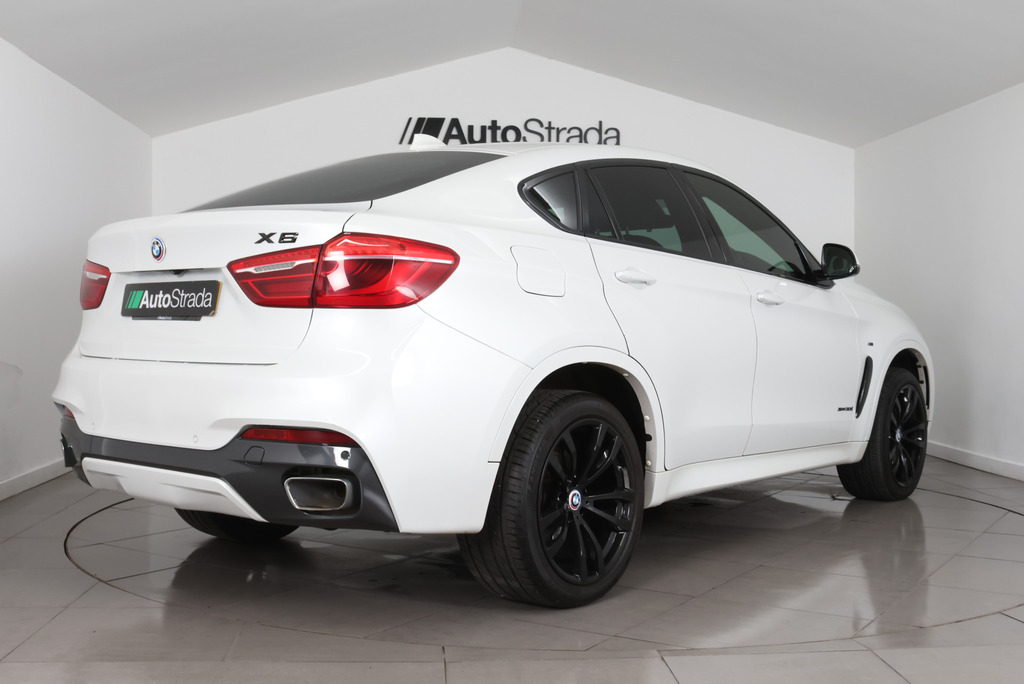 BMW X6 Xdrive30d M Sport White #5