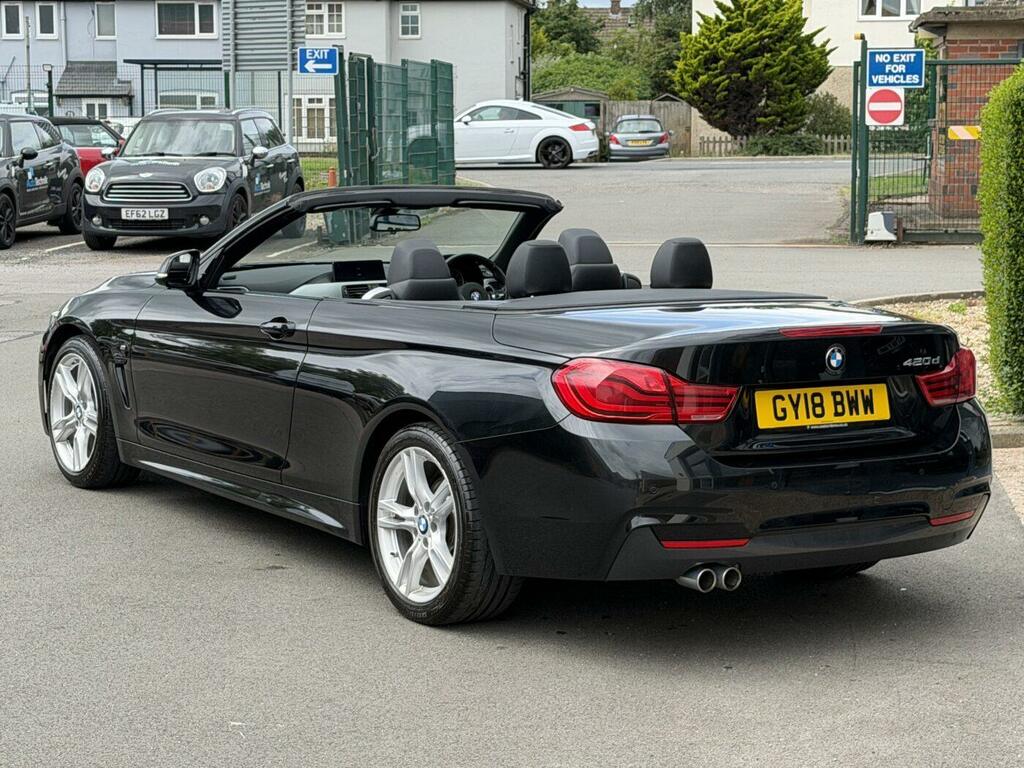 BMW 4 Series Bmw 4 Series 2.0 420D M Sport Euro 6 Gy18 B Black #3