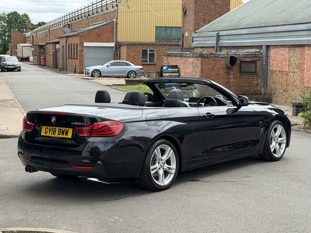 BMW 4 Series Bmw 4 Series 2.0 420D M Sport Euro 6 Gy18 B Black #4