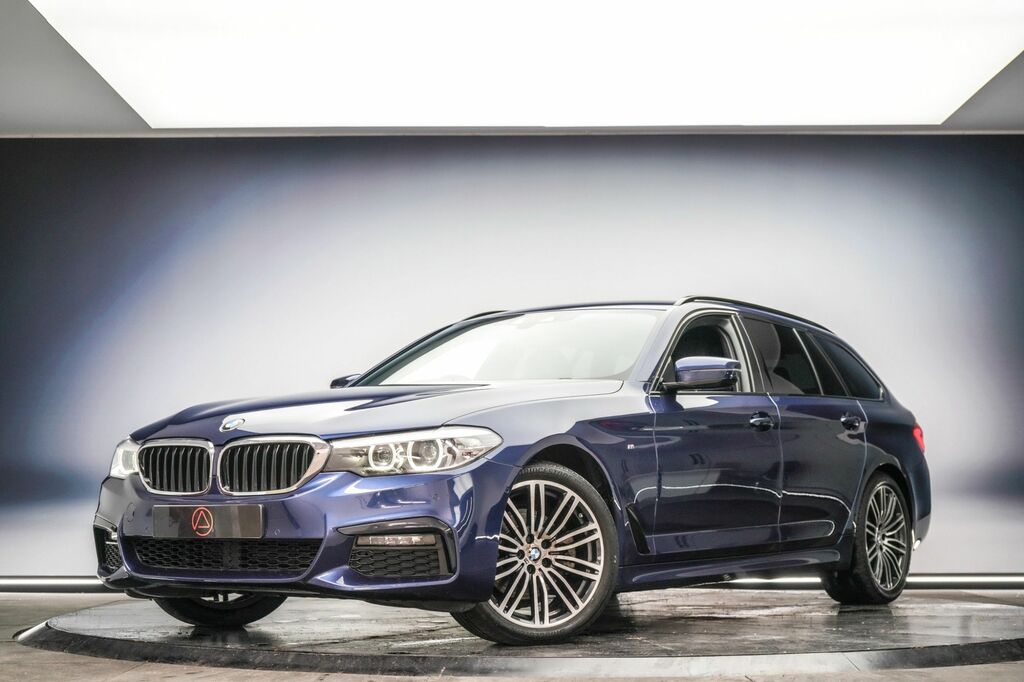 BMW 5 Series 2018 2.0 520D M Sport Touring Xdri Blue
