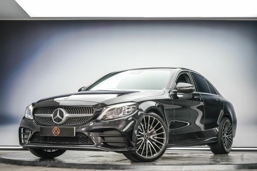 Mercedes-Benz C Class 2019 2.0 C220d Amg Line Premium Saloon Diese WV69TEY Black