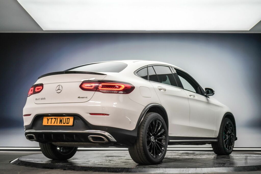 Mercedes-Benz GLC Class 2021 2.0 Glc300h Mhev Amg Line Premium Coupe YT71WUD White #3