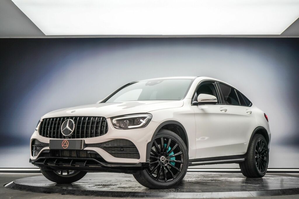 Mercedes-Benz GLC Class 2021 2.0 Glc300h Mhev Amg Line Premium Coupe White