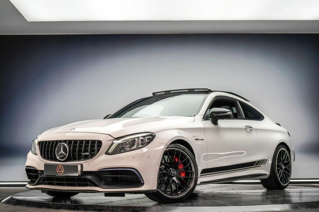 Mercedes-Benz C Class 2019 4.0 C63 V8 Biturbo Amg S Premium Plus Coupe White